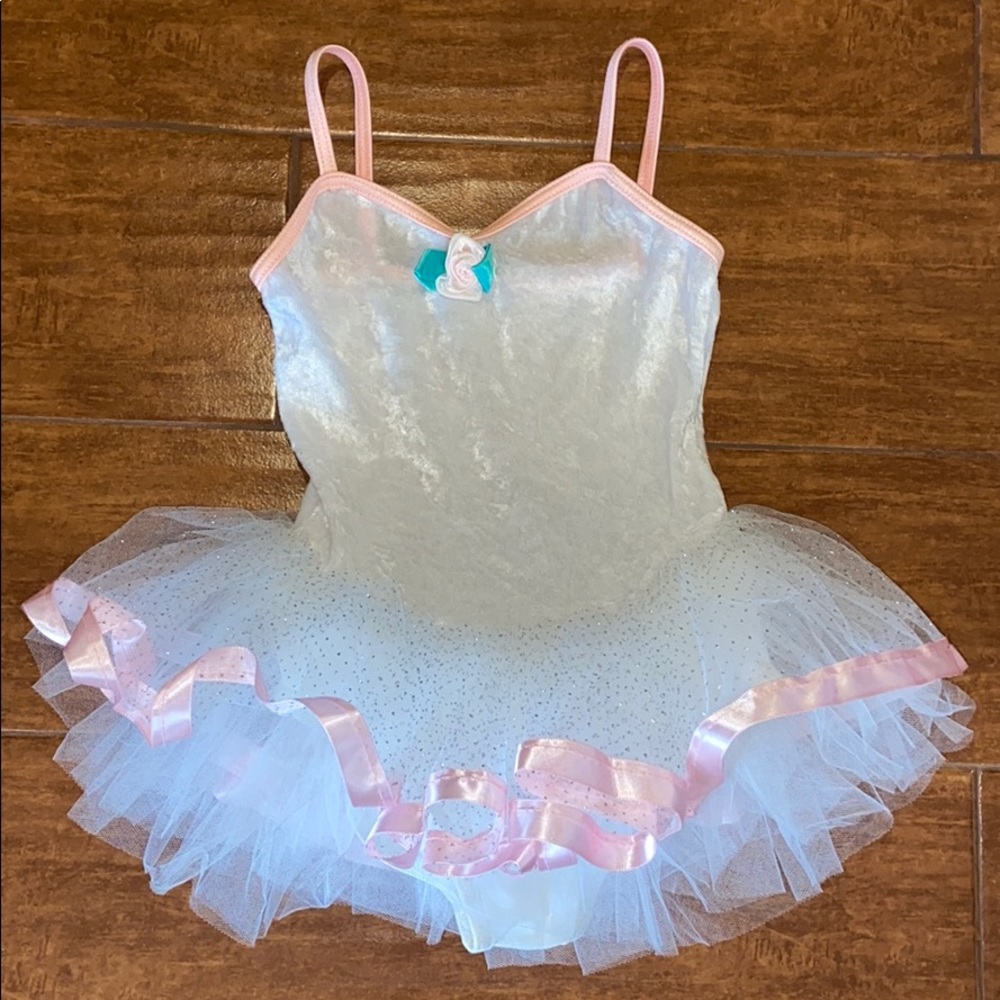 Little stars small child glitter on the tutu